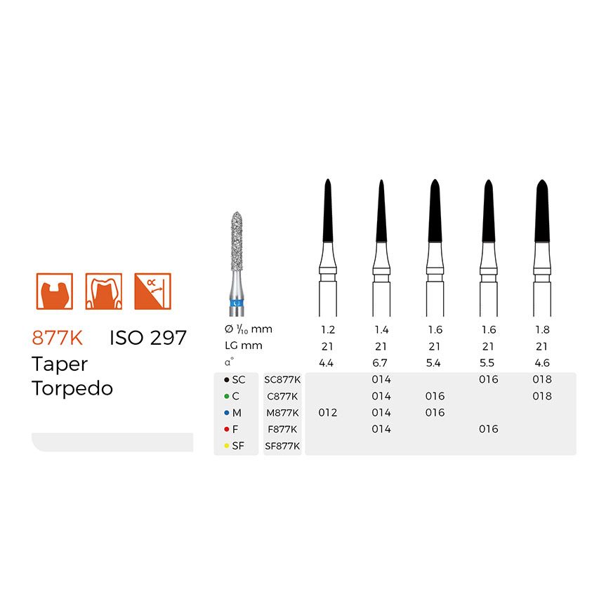 Diamond Dental Burs(C877K) - 图片 2