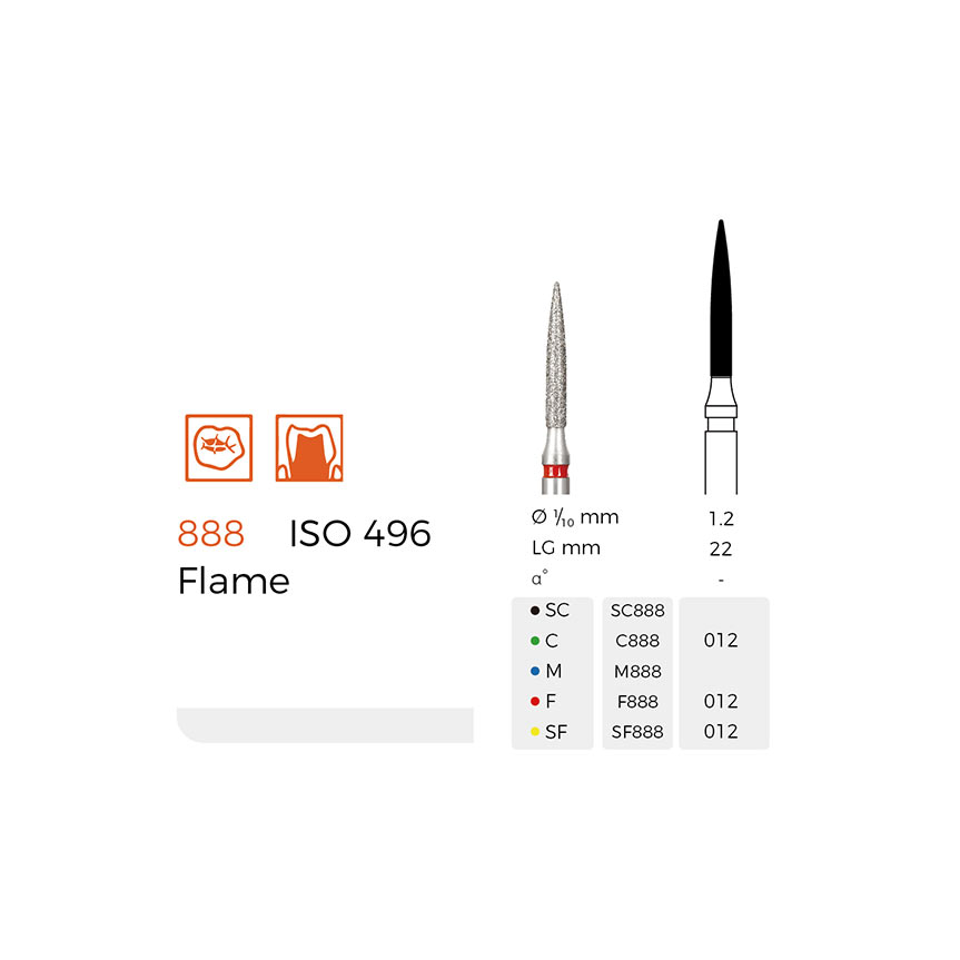 Diamond Dental Burs(F888)