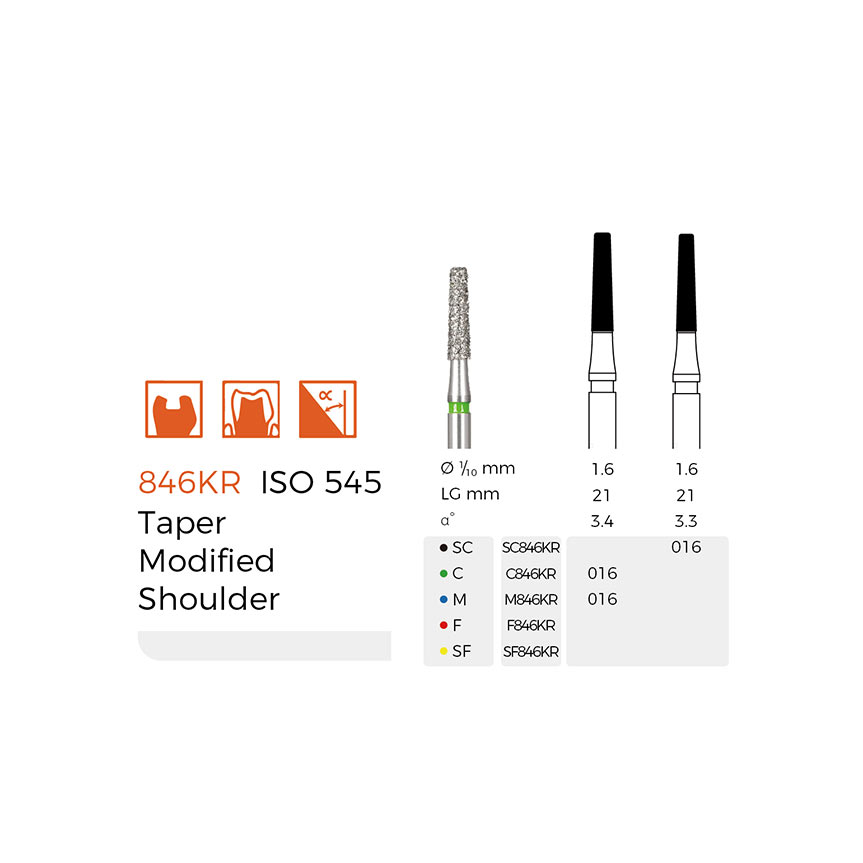 Diamond Dental Burs(C846KR)