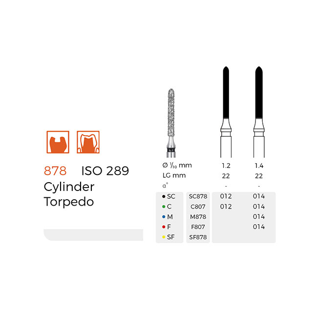 Diamond Dental Burs(M878)