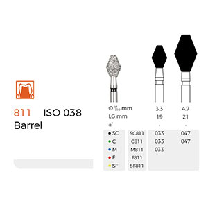 Diamond Dental Burs(SC811)