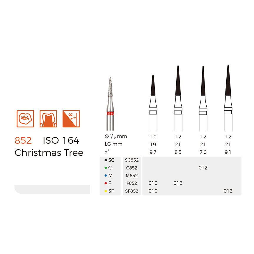 Diamond Dental Burs(F852)