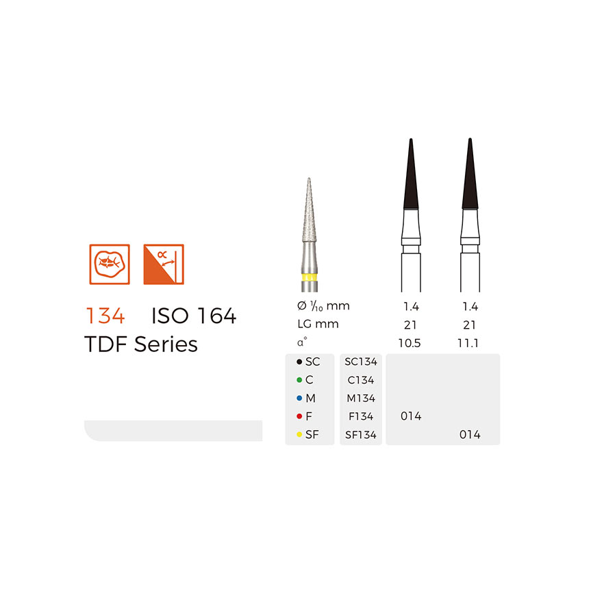 Diamond Dental Burs(F134)