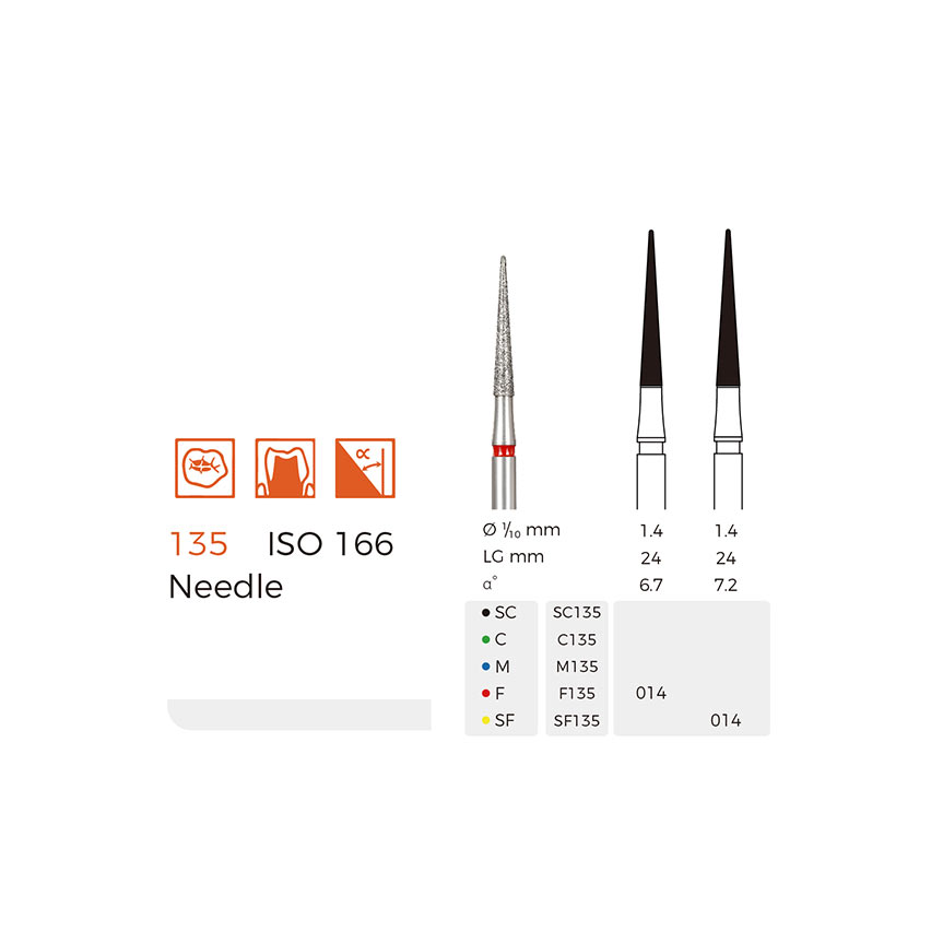 Diamond Dental Burs(F135)