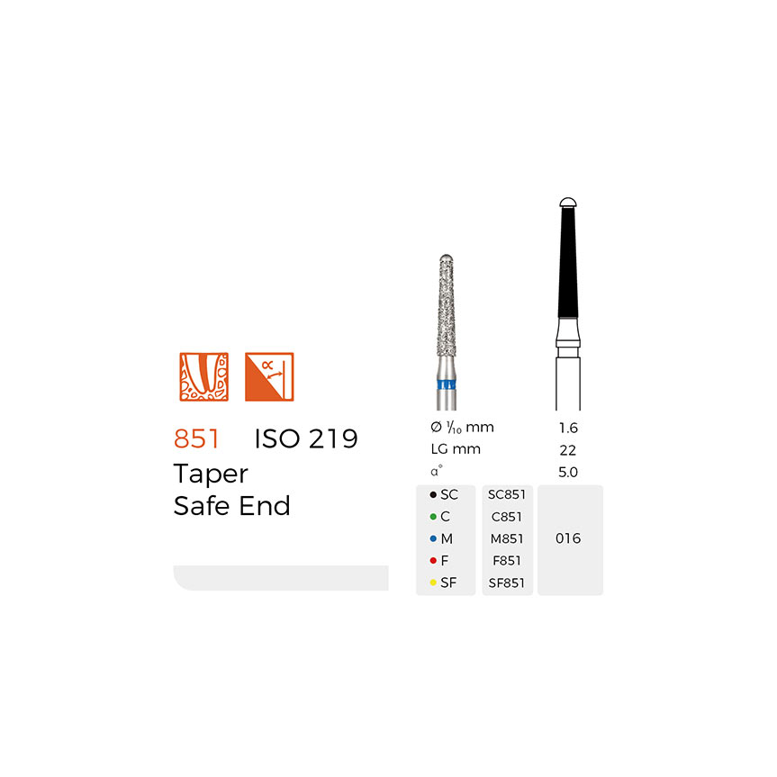 Diamond Dental Burs(M851)
