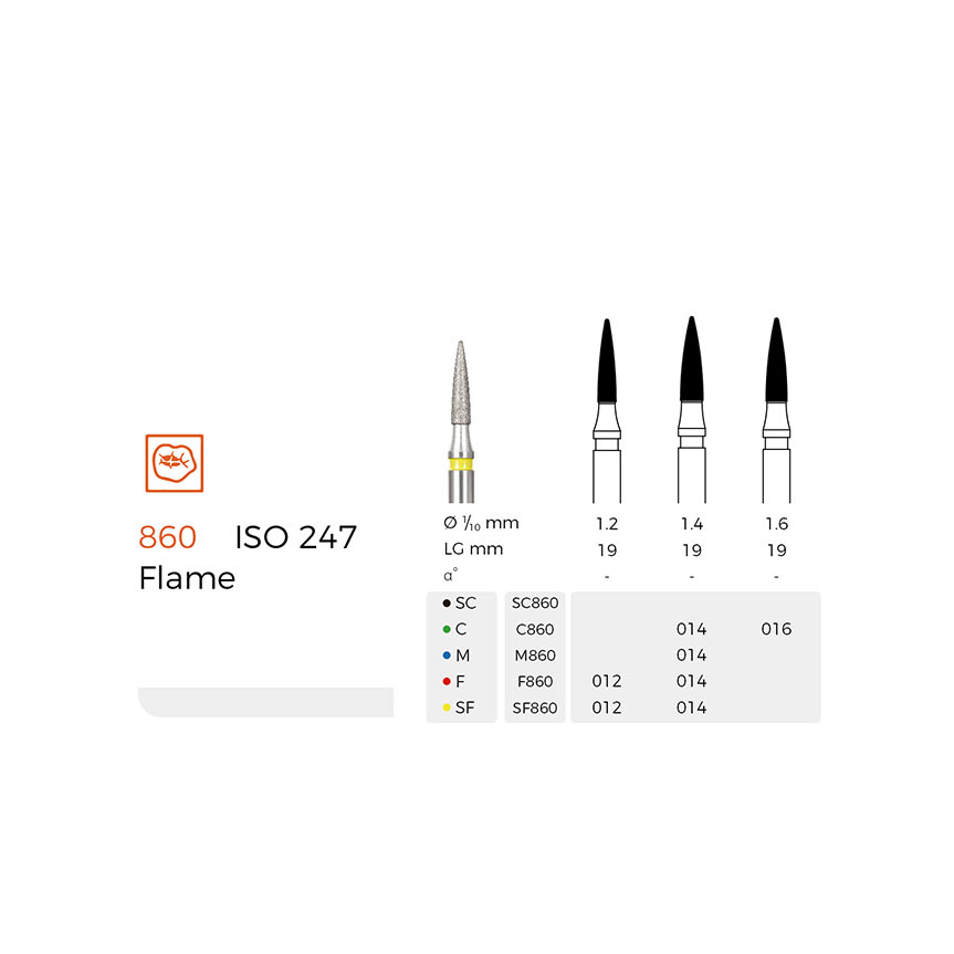 Diamond Dental Burs(SF860)